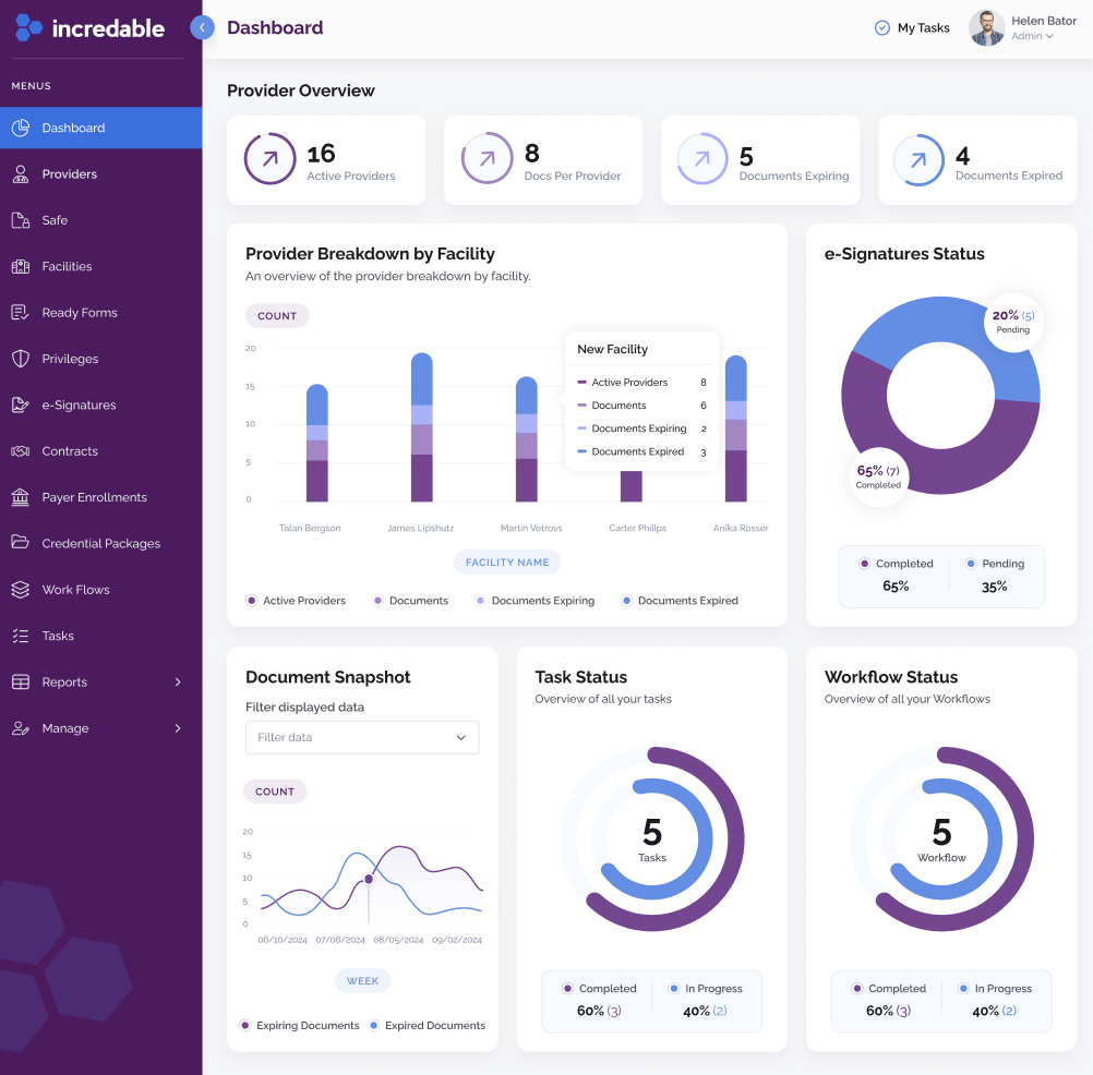 medical credentialing software