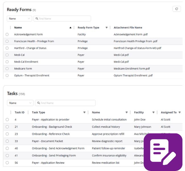 provider credentialing automation